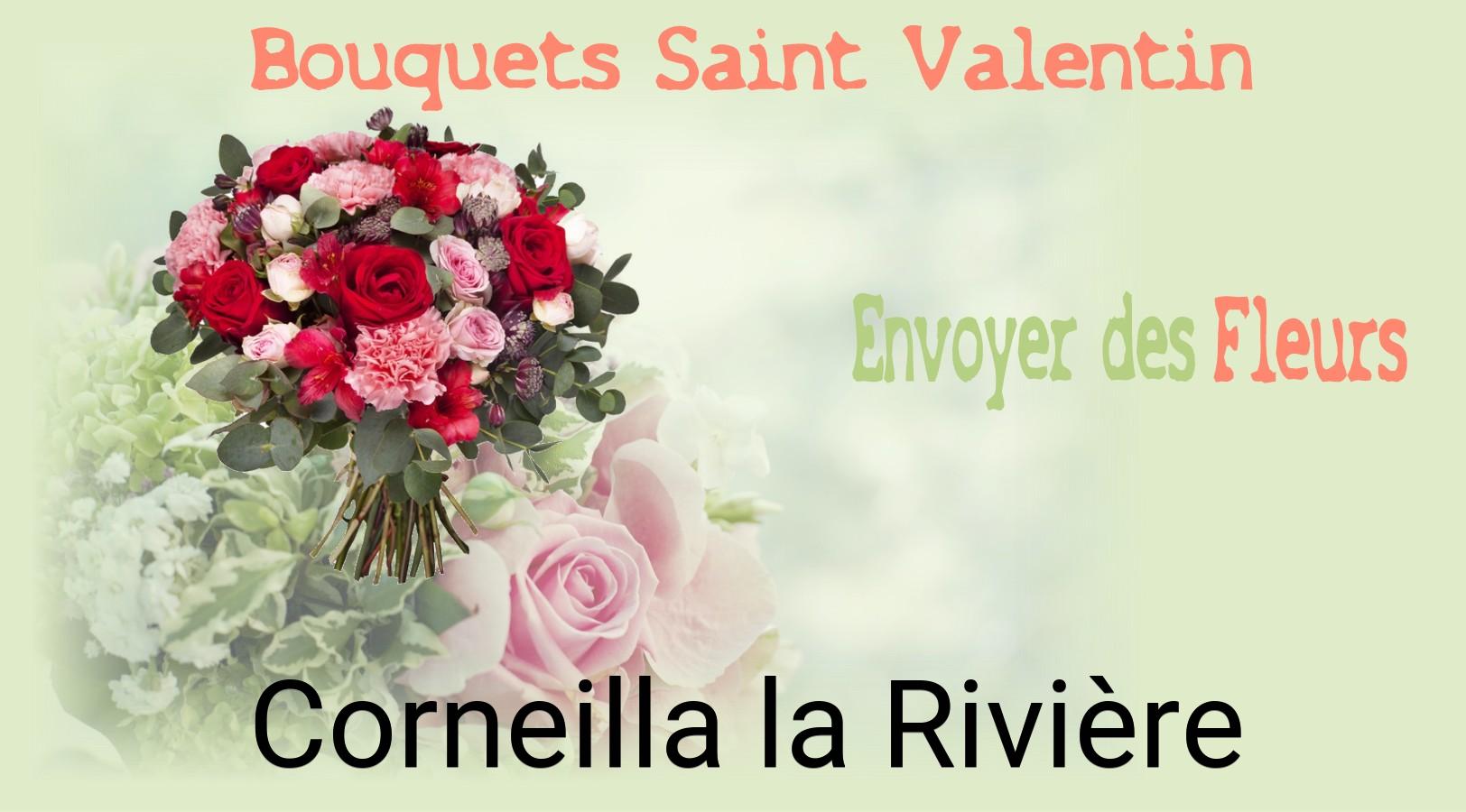 Roses de Saint-Valentin livrées à Corneilla-la-Rivière
